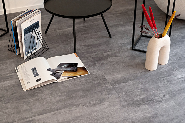 Vinilam Ceramo Stone 71616 (Цемент Серый)