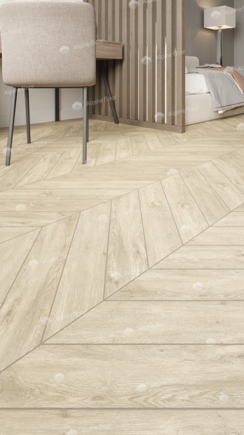 Клеевой кварц-винил Alpine Floor Chevron LVT Сонома ECO 20-7